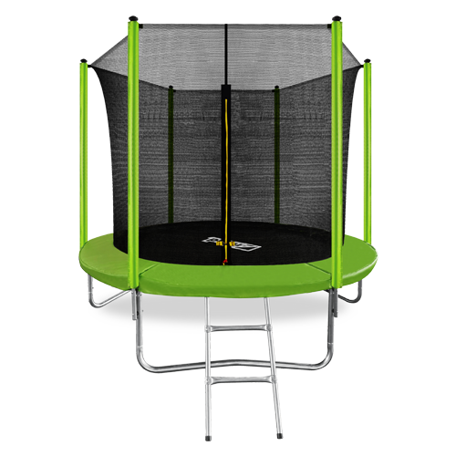 Батут Arland 8FT с внутренней страховочной сеткой и лестницей