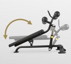 Регулируемая скамья для пресса BRONZE GYM BR-1005 Регулируемая скамья для пресса BRONZE GYM BR-1005